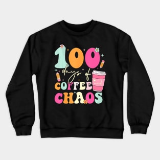 100Th Day Of School Teacher Kid Crewneck Sweatshirt